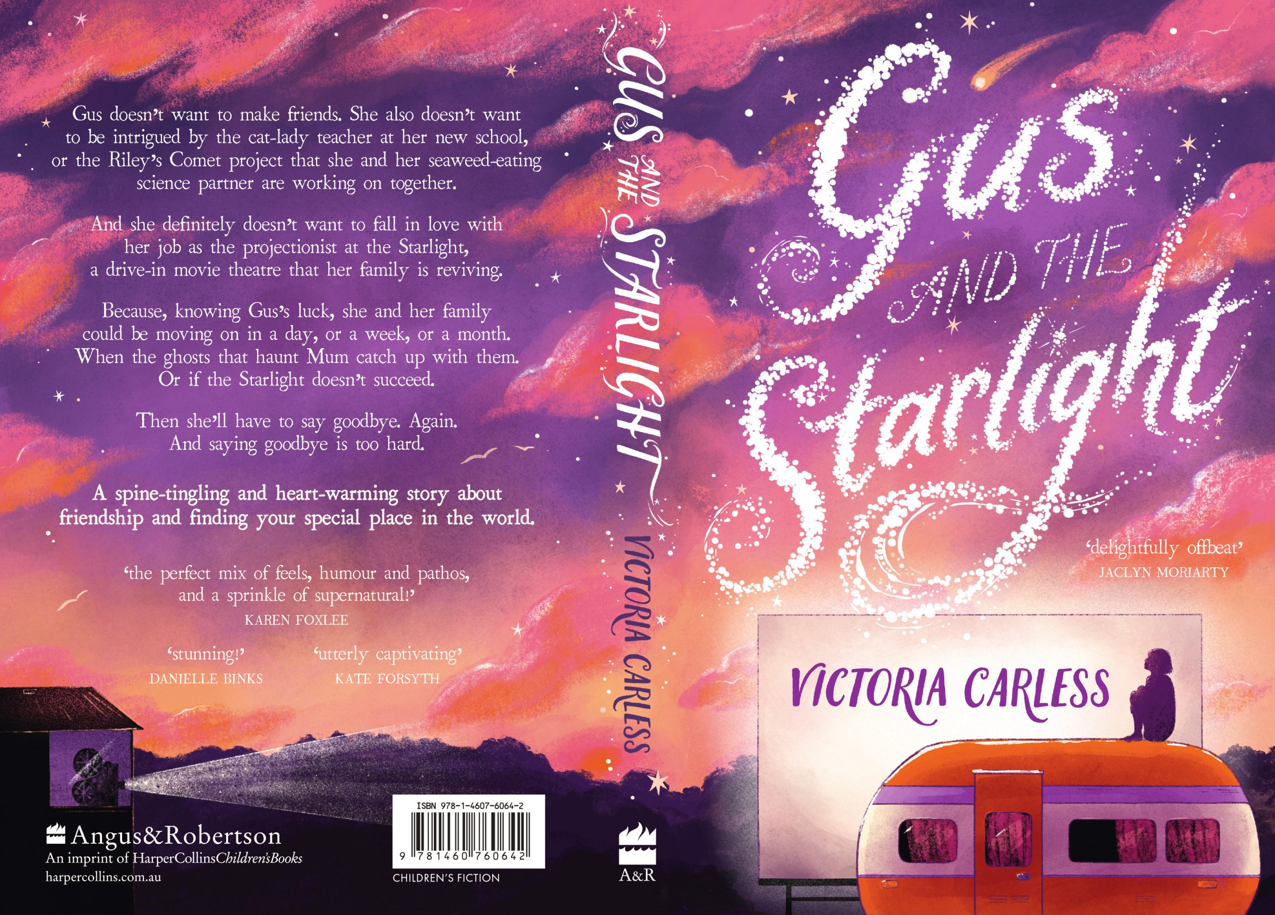 Full jacket art for Gus and the Starlight