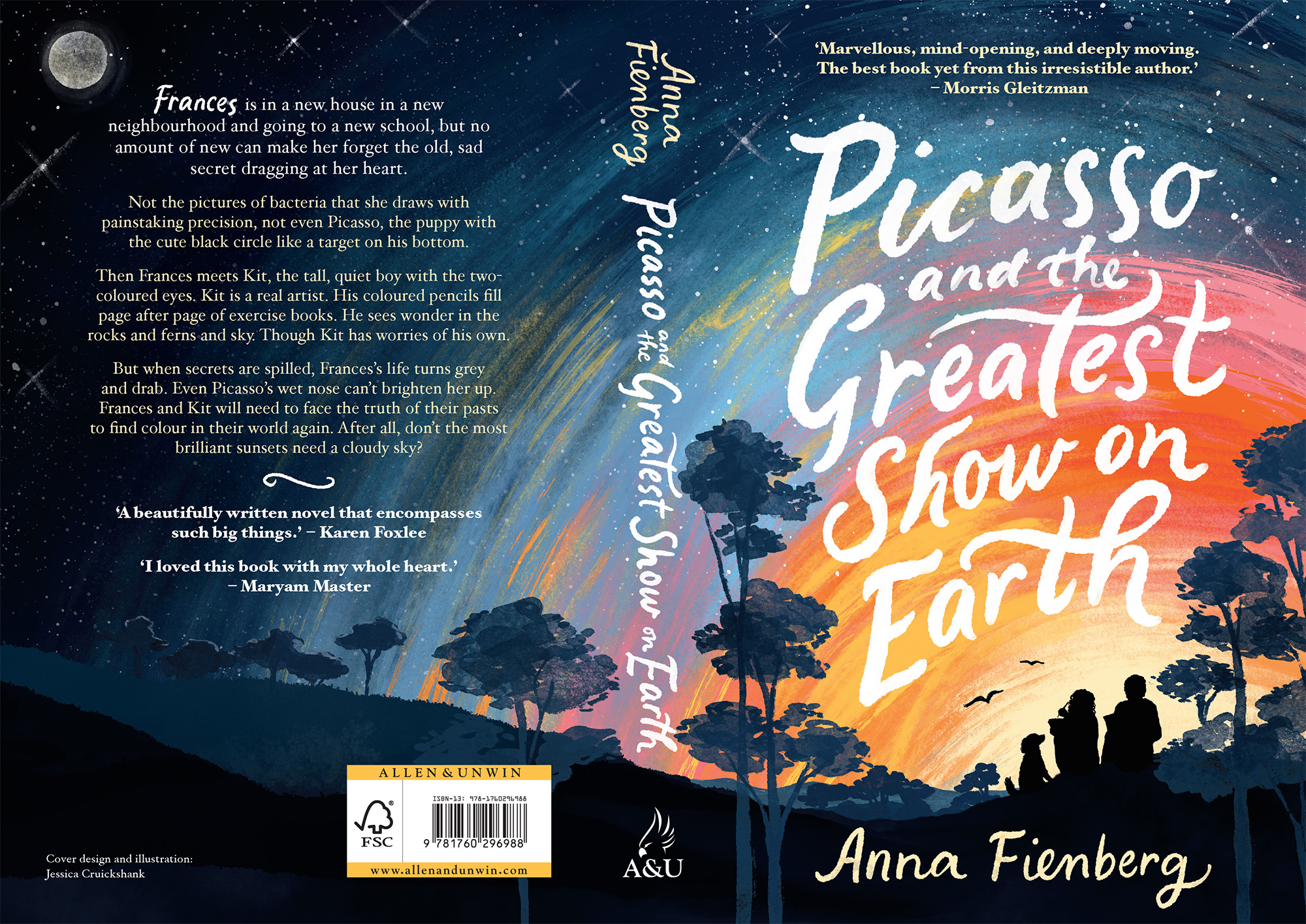 Full jacket artwork for Picasso and the Greatest Show on Earth