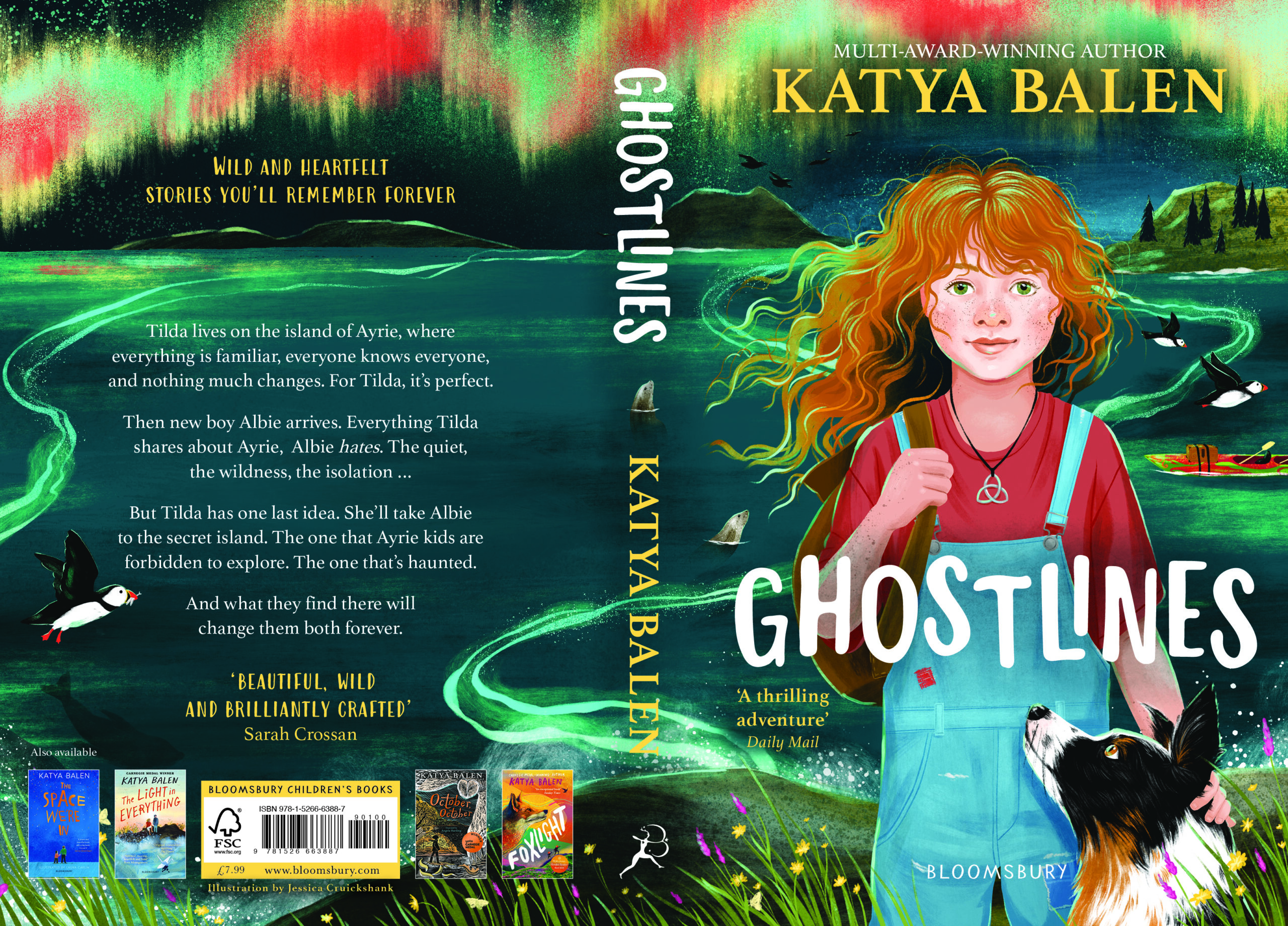 Full jacket art for Ghostlines
